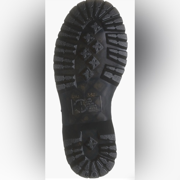 Dr. Martens Black Leather Platform Shoes - Picture 3 of 9